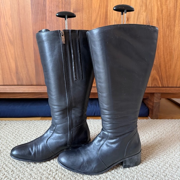 Extra Wide Calf Duo Boots - 19.5" Shaft - Size 39 - Black - Picture 4 of 10